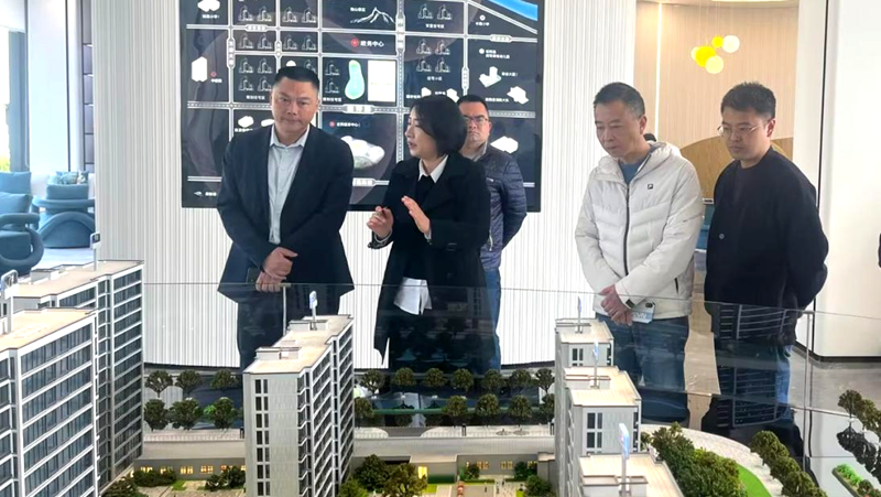 松陽縣住房和城鄉(xiāng)建設(shè)局局長(zhǎng)潘毅調(diào)研美林&middot;南宸府