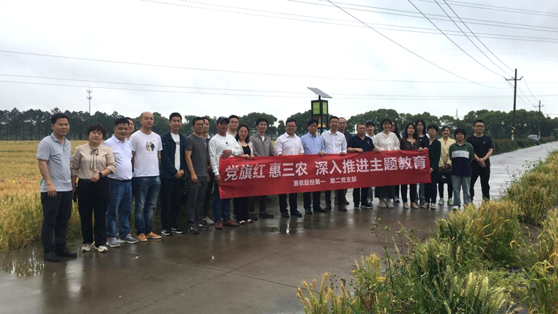 浙農(nóng)股份第一、二黨支部與省植保農(nóng)藥站黨支部開展主題教育聯(lián)學共建活動